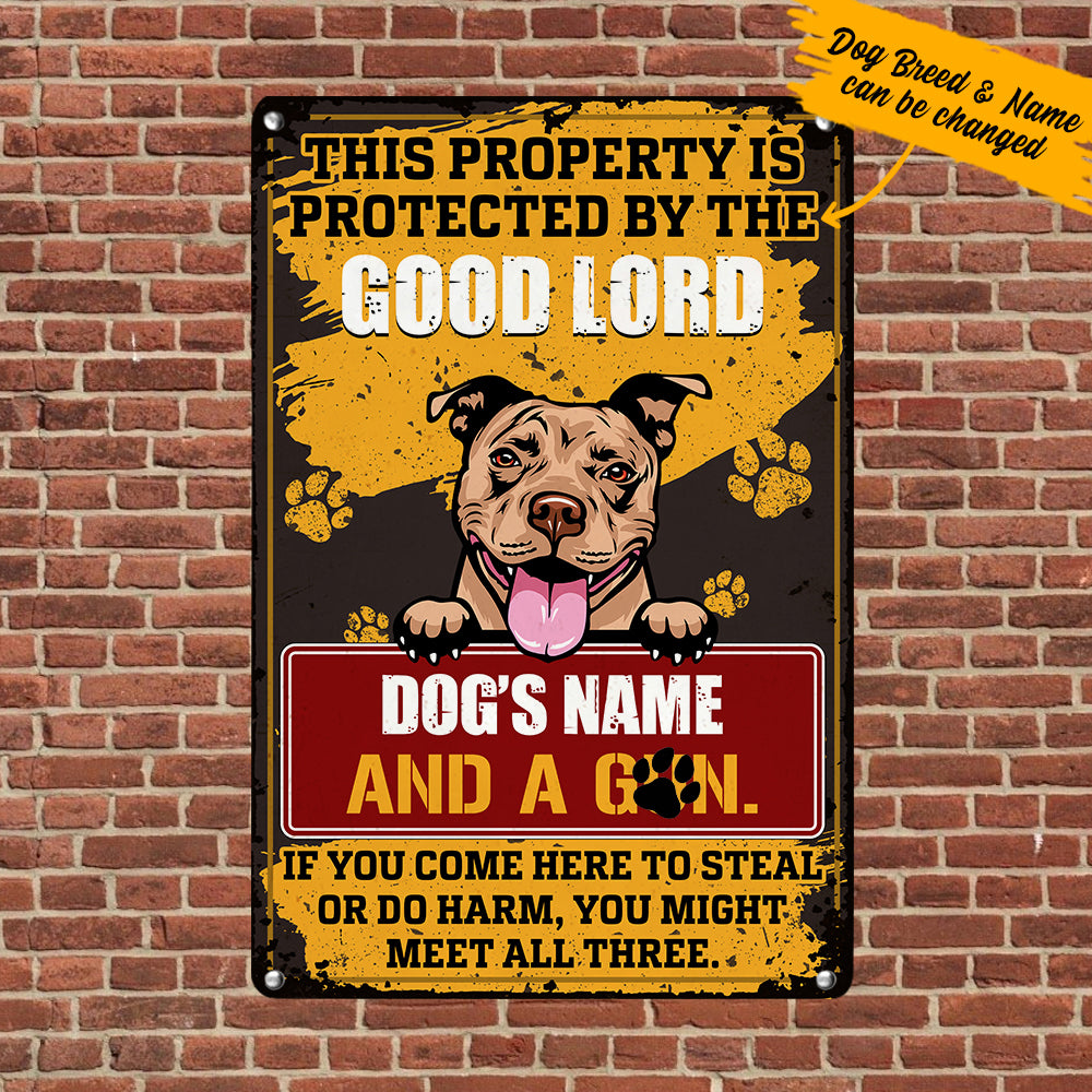 Personalized Dog Funny Metal Sign JL231 87O36