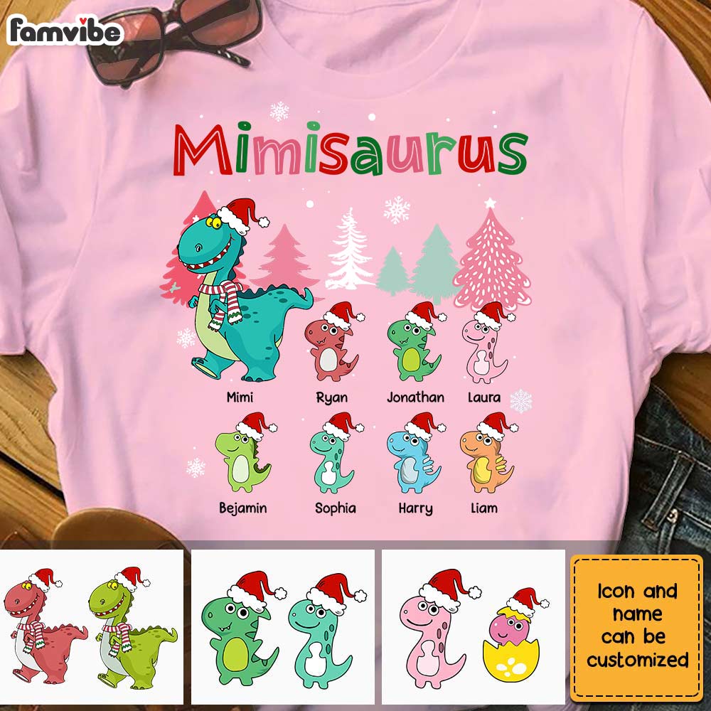 Personalized Grandma Grandmasarus Boho Christmas Shirt NB92 30O28 Mockup 3